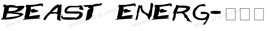 Beast Energ字体转换